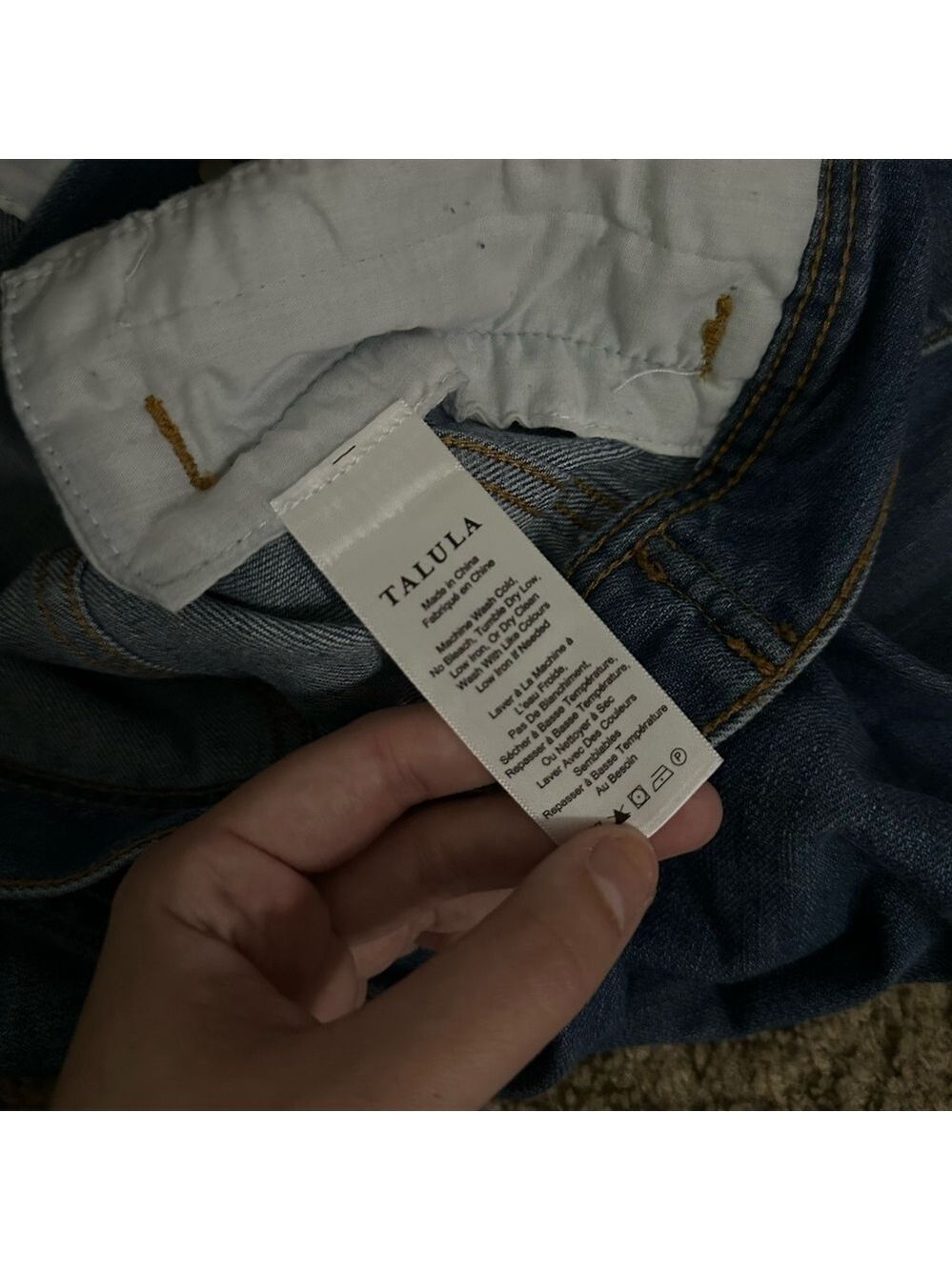 Aritzia Talula blue Denim jacket size XS-EUC Retail $125 - Picture 12 of 13